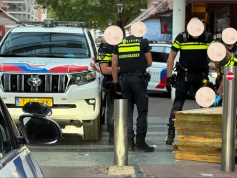 Winkeldief hevig in verzet bij aanhouding