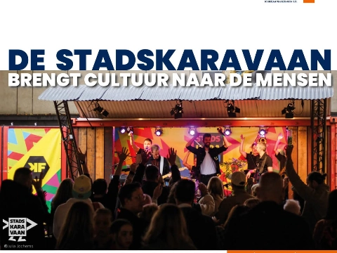 Stadskaravaan brengt cultuur naar de mensen