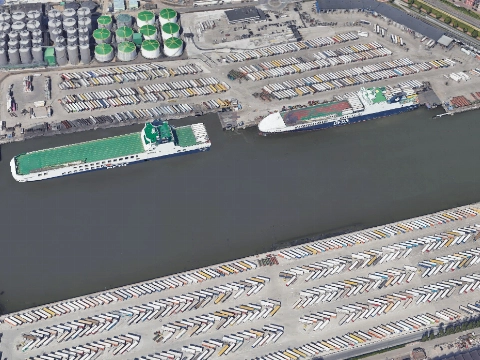 Schepen bij DFDS in Vlaardingen mogen motor minder lang laten draaien