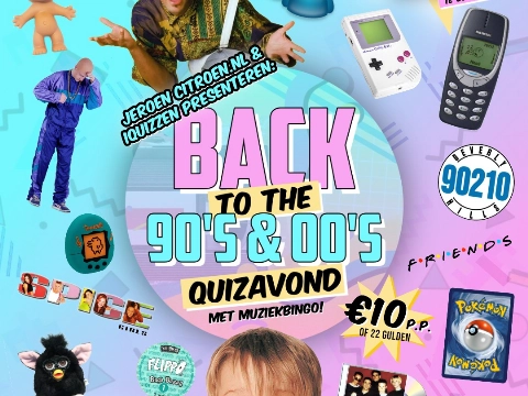 Back to the 90's & 00's Quiz in Delta Hotel Vlaardingen