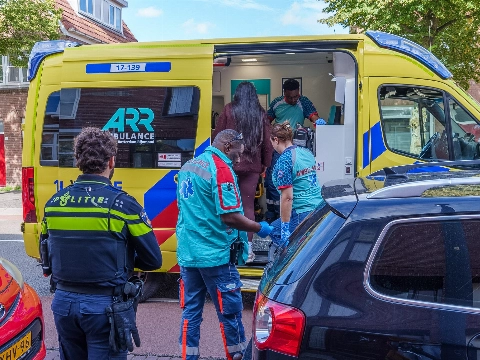 Kop-staartbotsing in de Vondelstraat