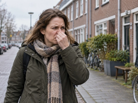 Stankgolf over Vlaardingen en Schiedam