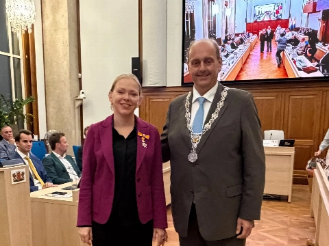 Koninklijke onderscheiding voor wethouder Stefanie Solleveld