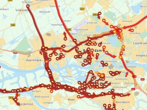 Totaal verkeersinfarct dreigt op Ring Rotterdam door jarenlange werkzaamheden