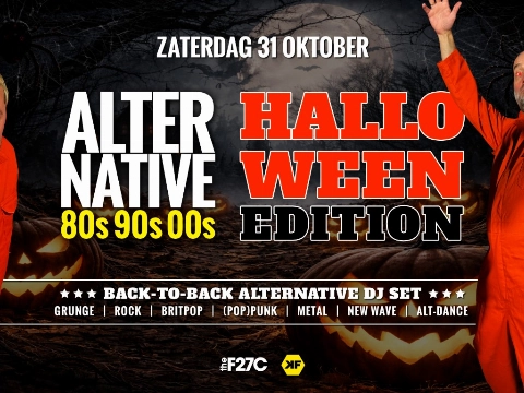 Halloween-editie Alternative 80’s, 90’s & 00’s in De Kroepoekfabriek