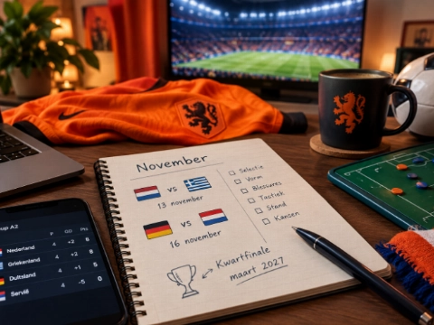 Vooruitblik op november: Oranje tegen Griekenland en Duitsland met de kwartfinale in zicht