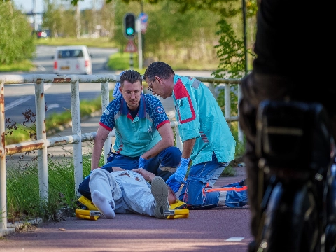 Scooterrijder gewond na uitwijkmanoeuvre voor fatbike op Kesperweg