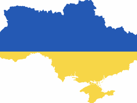 Avondwake om steun uit te spreken aan Oekraïners