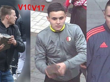 Politie publiceert foto's relschoppers Rotterdam