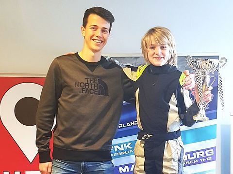 Rocco de Heer gehuldigd als vice-kartkampioen