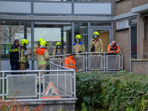 Lekkende gasleiding door werkzaamheden