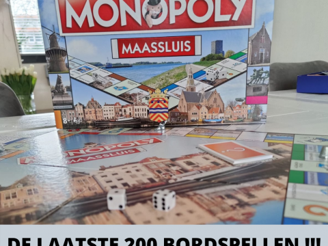 Nog 200 Monopoly Maassluis bordspellen te koop