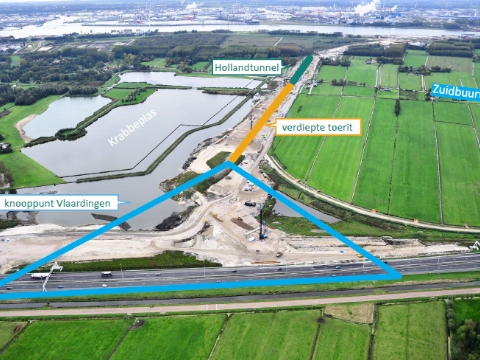 Baak gaat dit weekend heien langs de A20