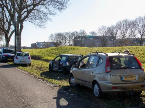 Flinke schade na aanrijding op Maassluissedijk