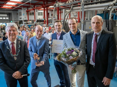 Onderscheiding uitgereikt aan Wasserij Smeele