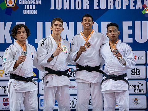 Judoka Nanco Krijthe wint brons bij European Cup in Bosnië