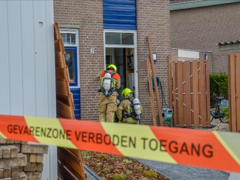 Gasleiding geraakt bij plaatsen schutting Zeemandreef