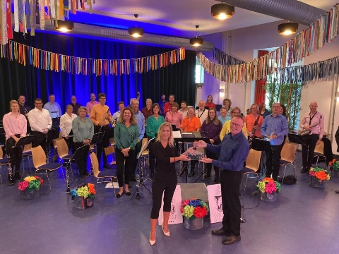 Maassluise Harmonie viert 100-jarig bestaan