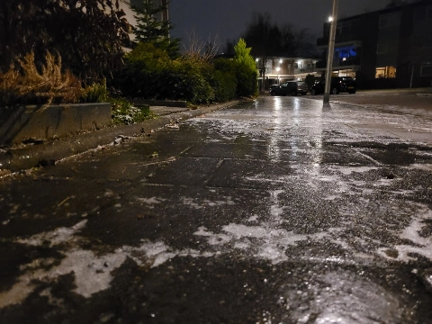 Code oranje: het wordt spiegelglad