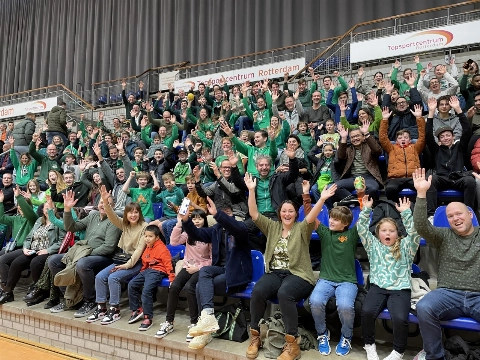 Green Eagles zorgt voor volle tribune bij Feyenoord Basketbal