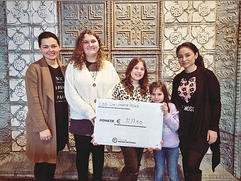 Leerlingen halen geld op voor Stichting Nieuwe Waterweg