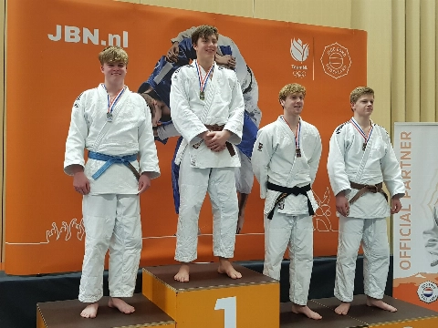 NK zilver voor Mahorokan-judoka Sem de Haan