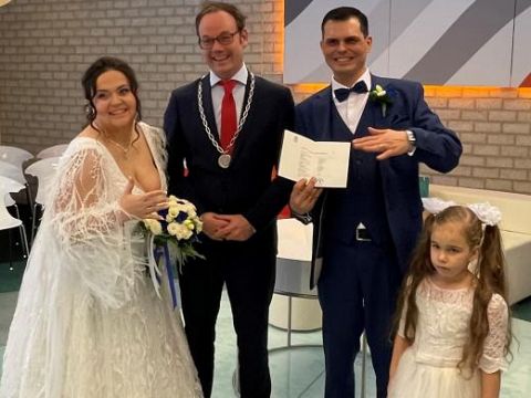 Oekraïens huwelijk in Maassluis