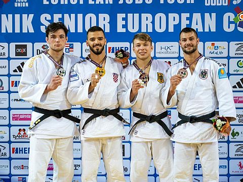 Judoka Ian van Herk wint zilver bij European Cup