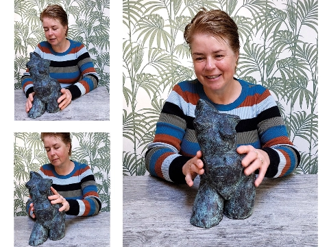 Op gevoel ‘kijken’ naar beelden tijdens de Kunstroute Maassluis