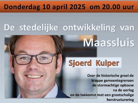 Wethouder 'preekt' in het Witte kerkje over Maassluis