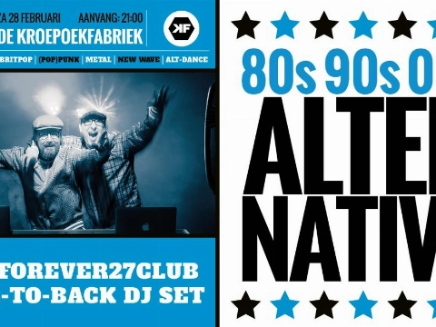 80’s, 90’s & 00’s Alternative keert terug in De Kroepoekfabriek
