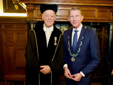Professor Peter van Baalen bevorderd tot Officier in de Orde van Oranje‑Nassau