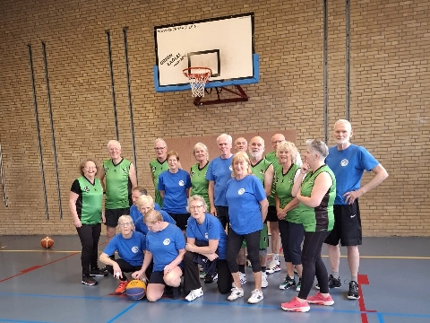 Walking Basketball Green Eagles speelt succesvol wedstrijden