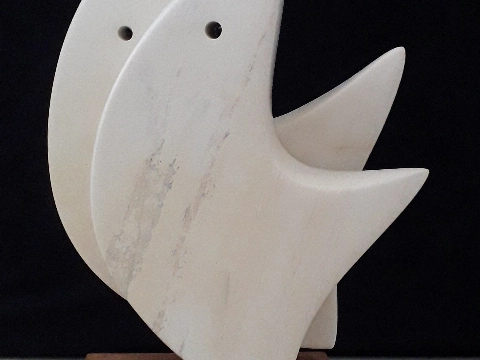 Sculpturen in het Douanehuisje