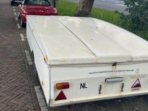 Maassluis zoekt eigenaar vouwwagen