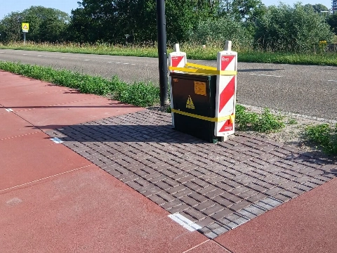 Fietspad langs Vlaardingsedijk weer open