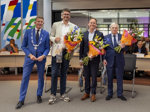 Afscheid van drie wethouders