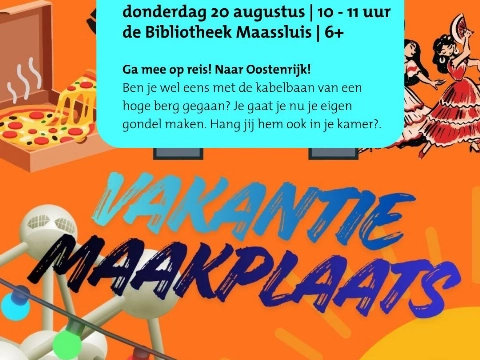 Kabelbaan maken op Vakantie Maakplaats