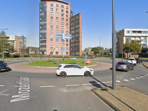 Rotonde Mozartlaan/Westlandseweg dicht tijdens herfstvakantie