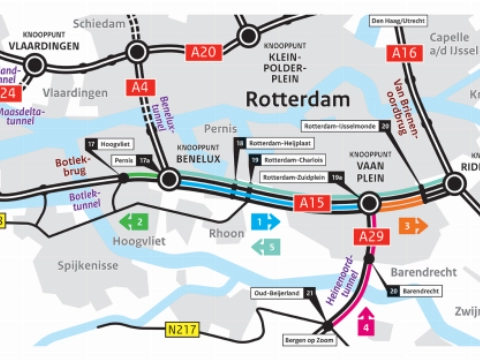 A15 Maasvlakte-Ridderkerk krijgt nieuw asfalt