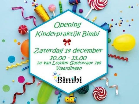 Feestelijke opening Kinderpraktijk Bimbi