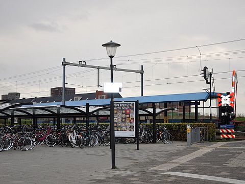 Geen houten fietsenrekken bij Maassluis West