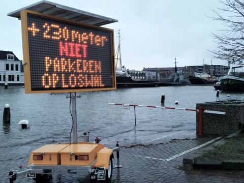 Hoogwater verwacht in Maassluis