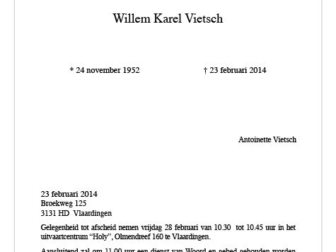 Willem Karel Vietsch