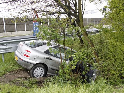Auto mist afslag Schiedam-Noord