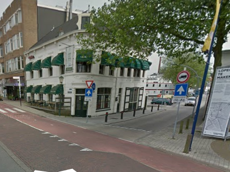 Kassa op hoek Koemarkt/Buitenhavenweg