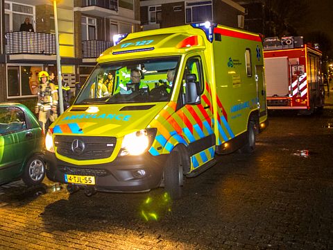 Koolmonoxide in Van Haarenlaan: vier mensen naar ziekenhuis