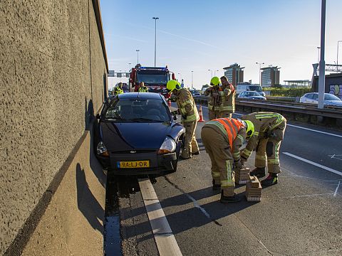 Lange files door ongeval in Beneluxtunnel
