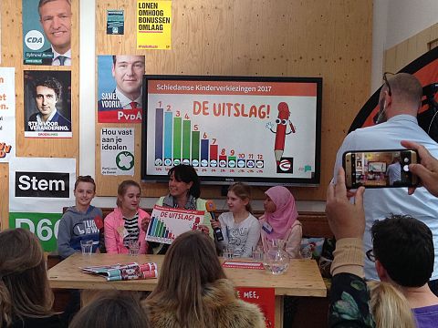 VVD winnaar Schiedamse Kinderverkiezingen