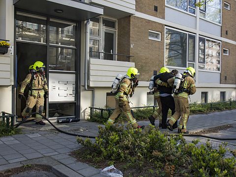 Gewonde bij brand in Nieuwland
